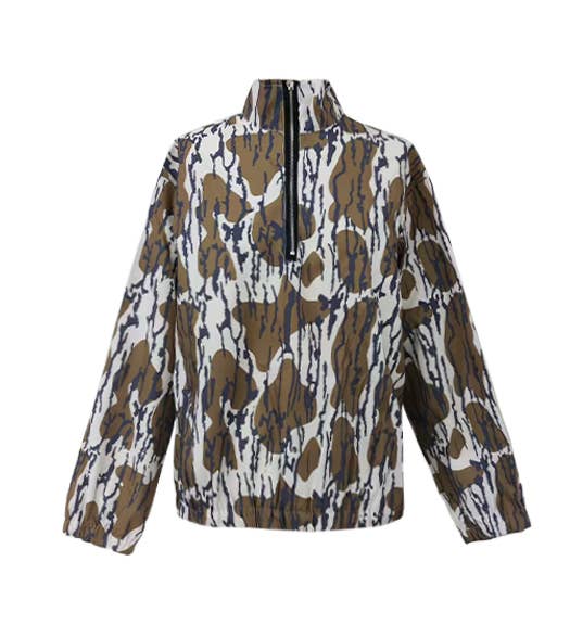 Western bottomland camo quarter zip sweatshirt