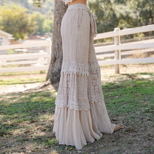 Desert Dream Cloud Pant Tiered Lace
