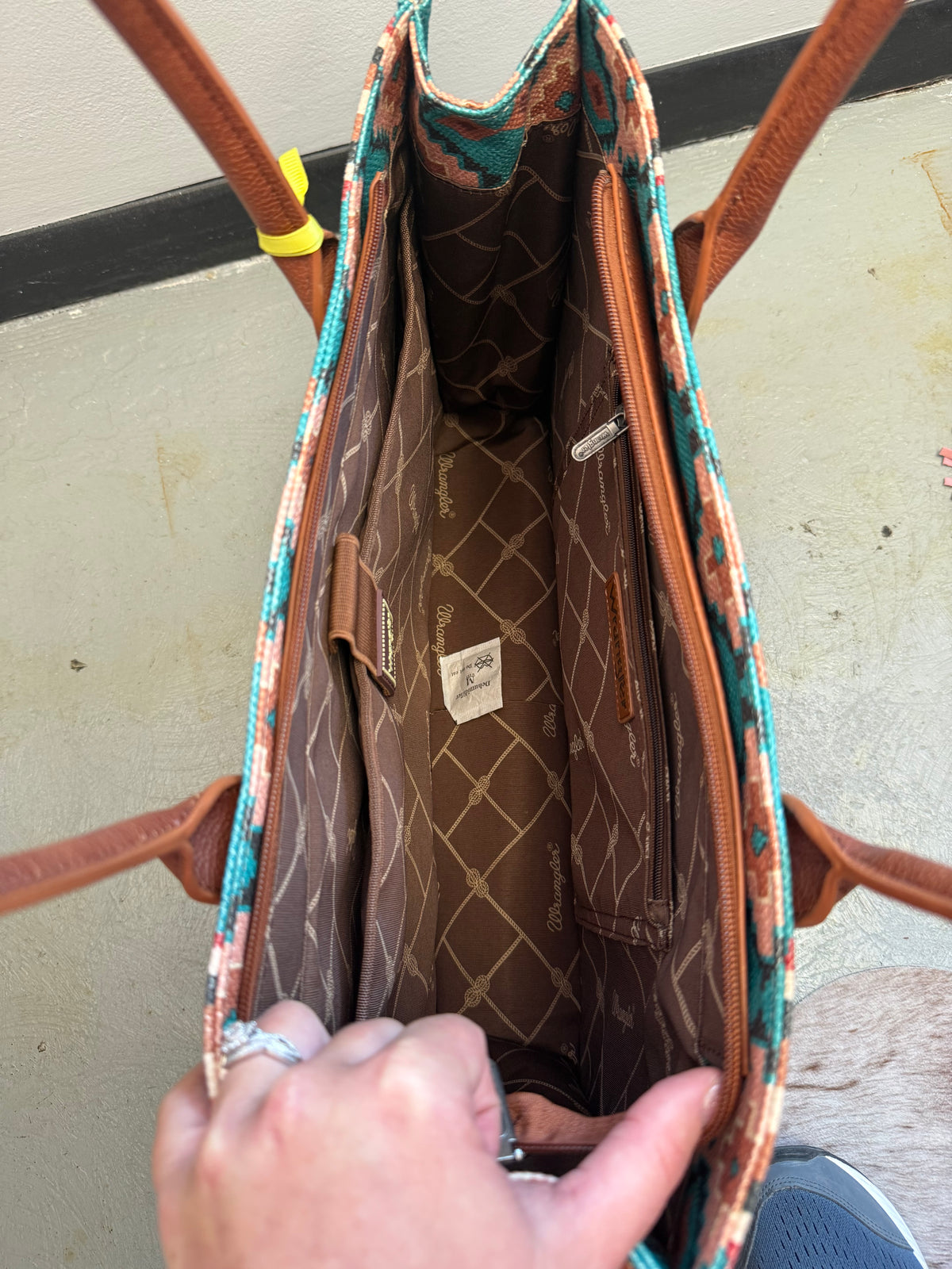 Wrangler Southwestern Print Large Tote