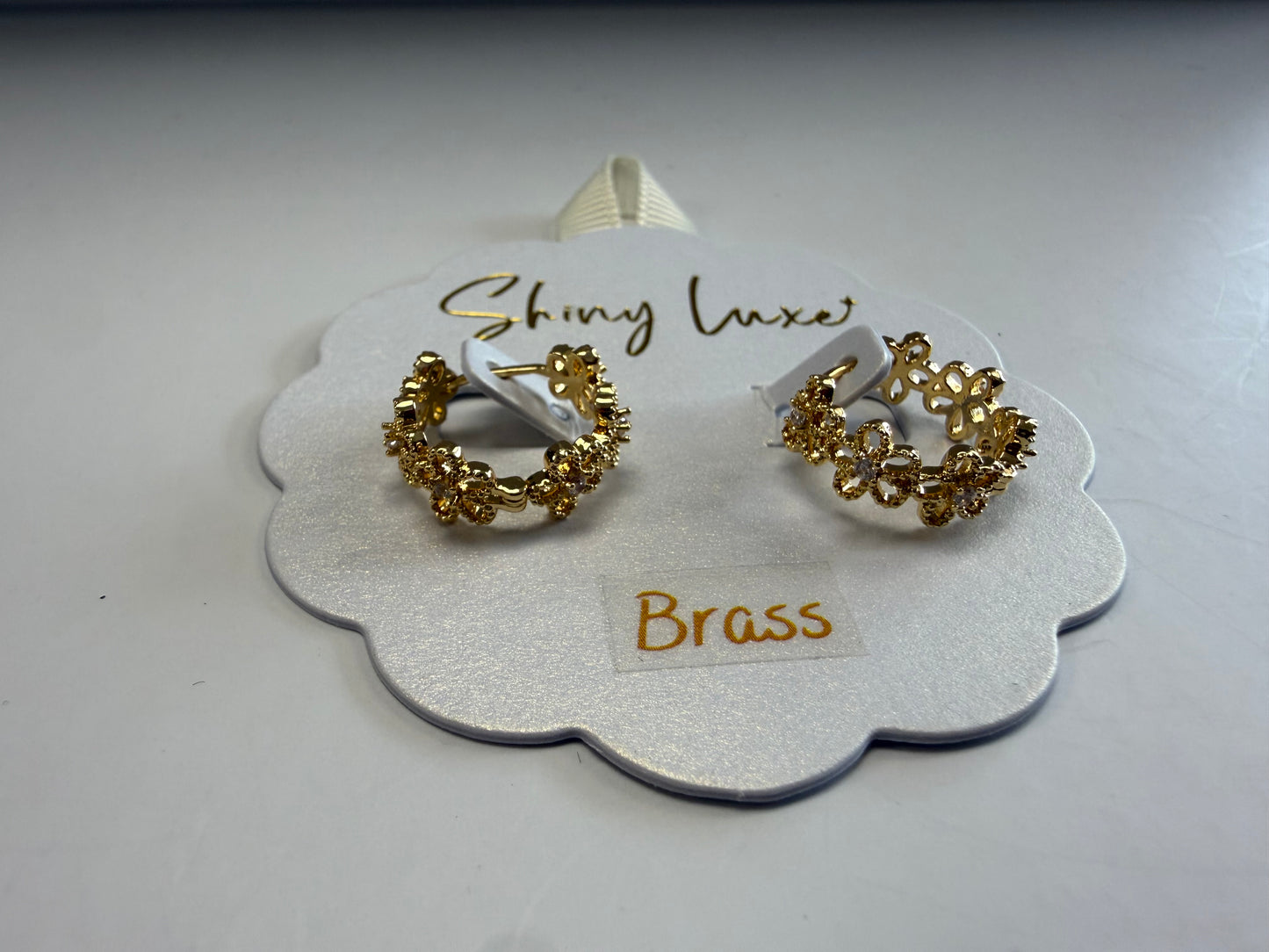Wildflower Huggie Earrings