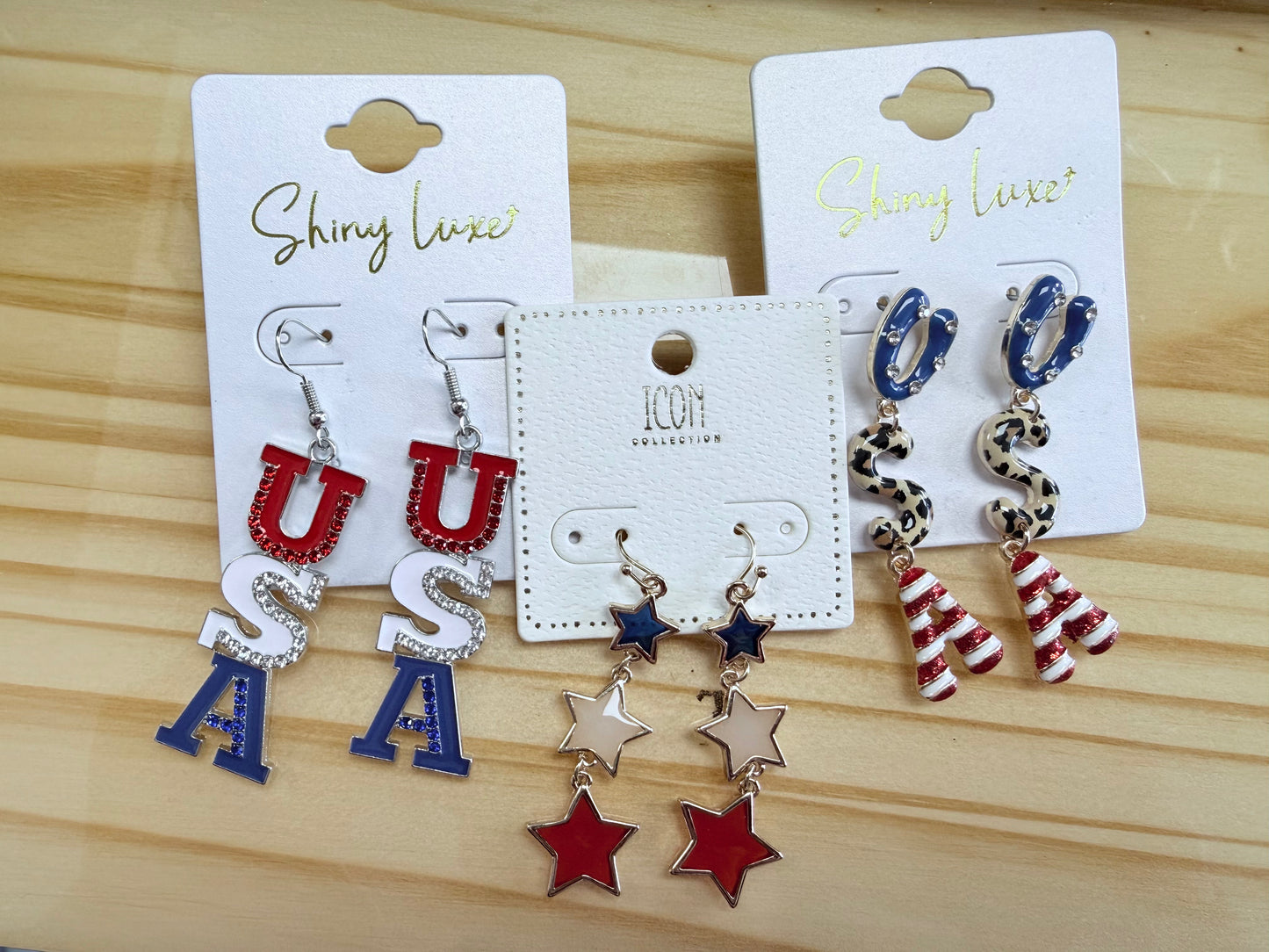 All-American Statement Earrings