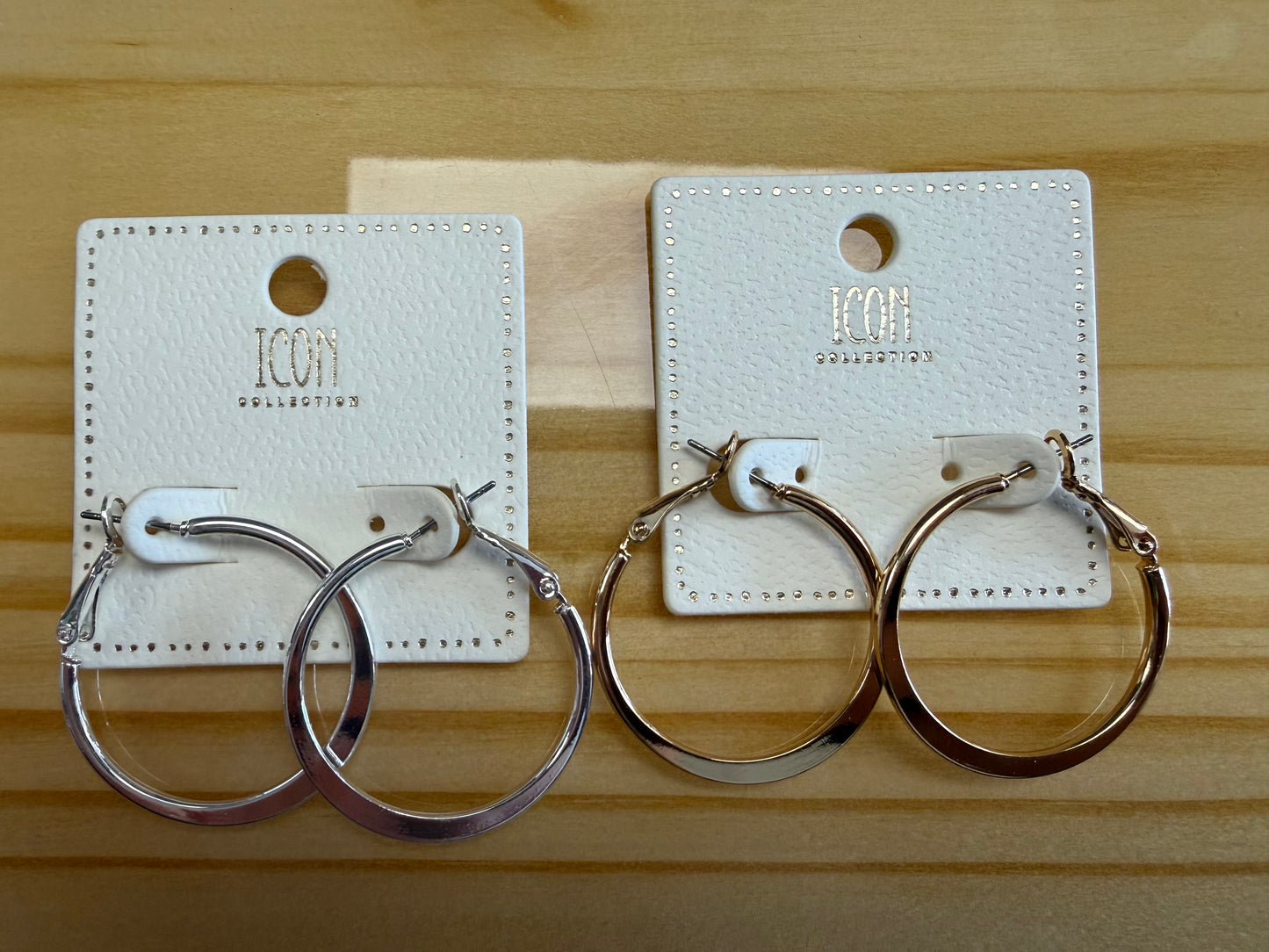 Classic Shine Hoop Earrings