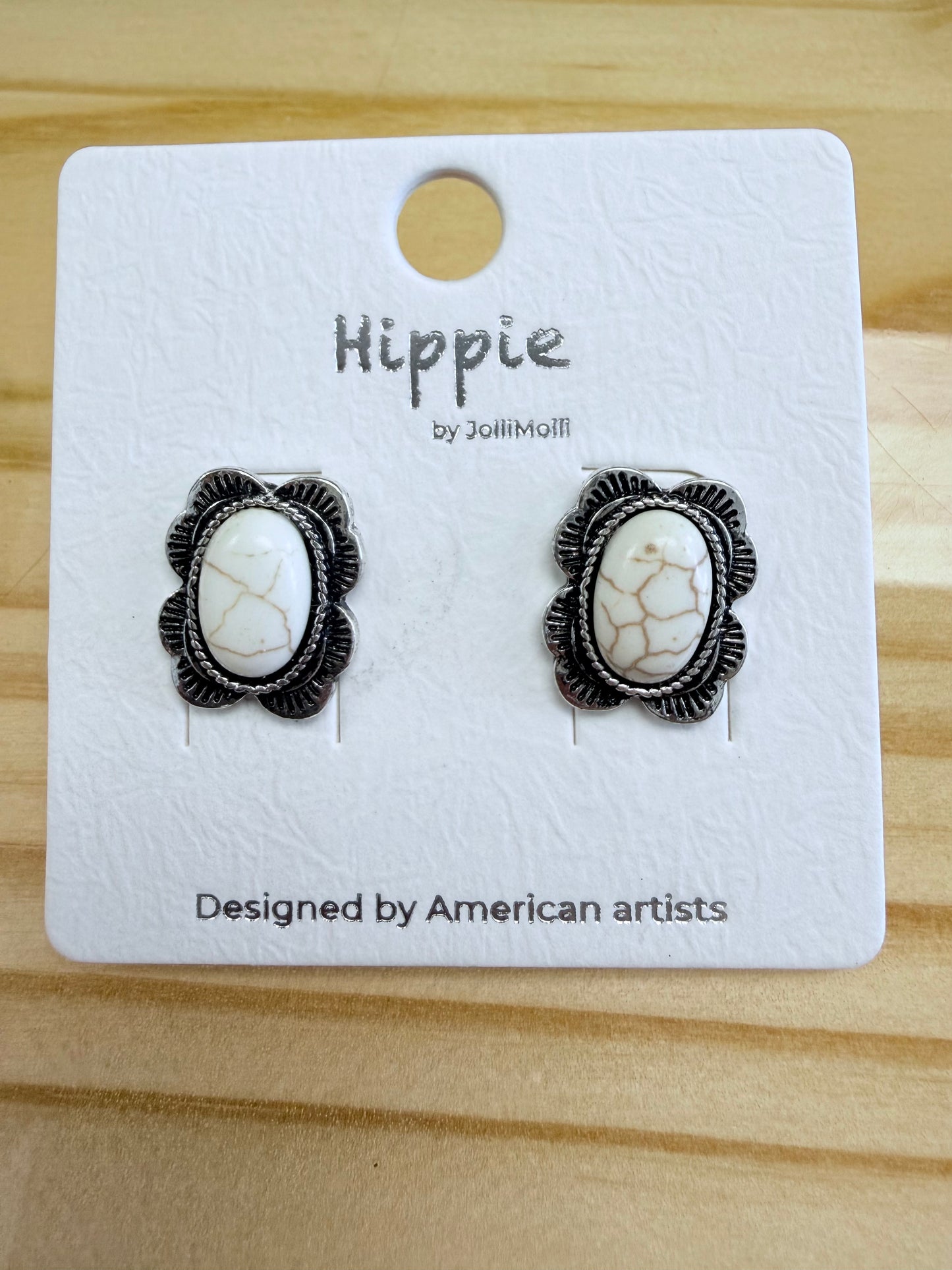 Wild Marble Studs