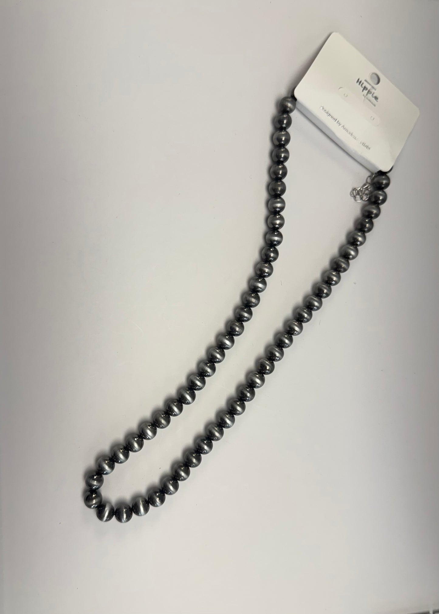 Silver Trail Beaded Necklace