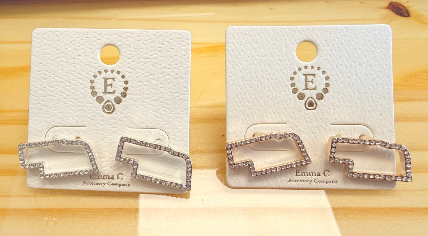 Nebraska Sparkle Earrings