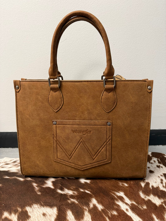 Wrangler Leopard Print Wide Tote Bag/Crossbody