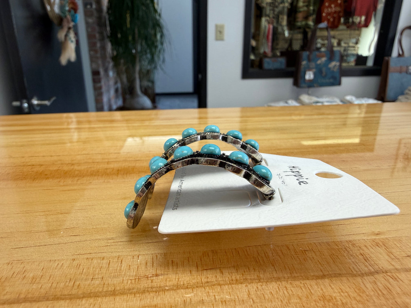 Canyon Row Turquoise Earrings