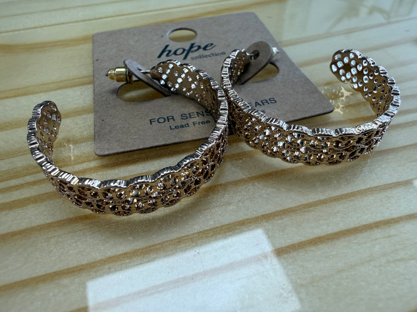 Golden Prairie Curve Earrings