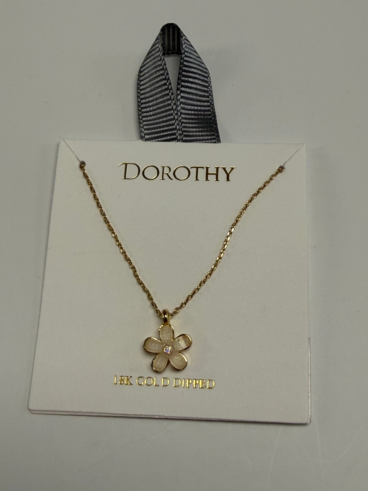 Golden Flower Necklace