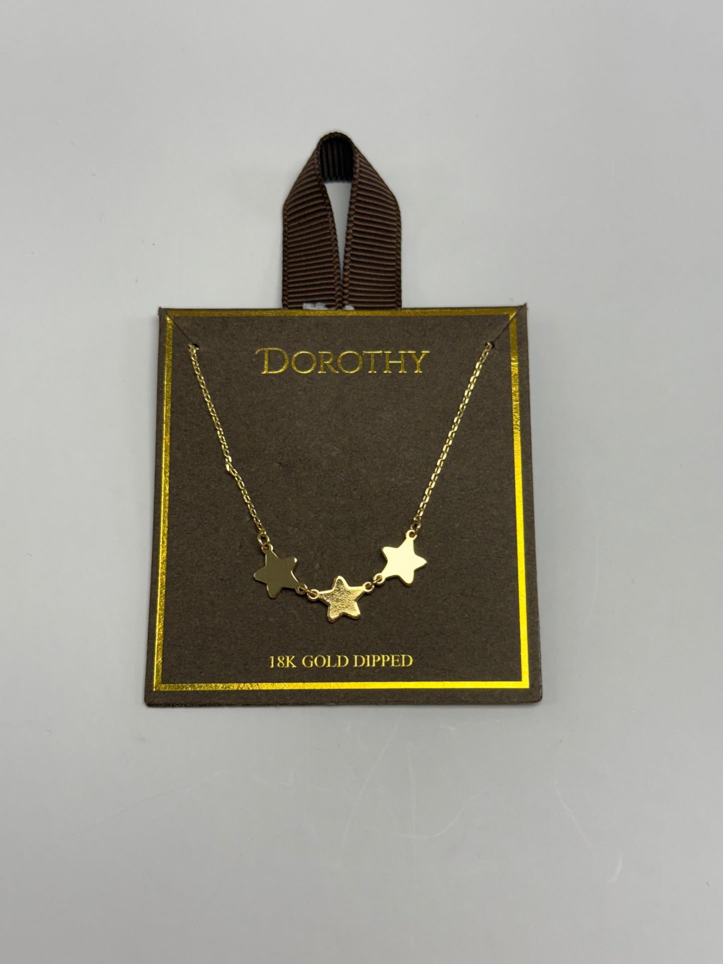 Golden Trio Star Necklace