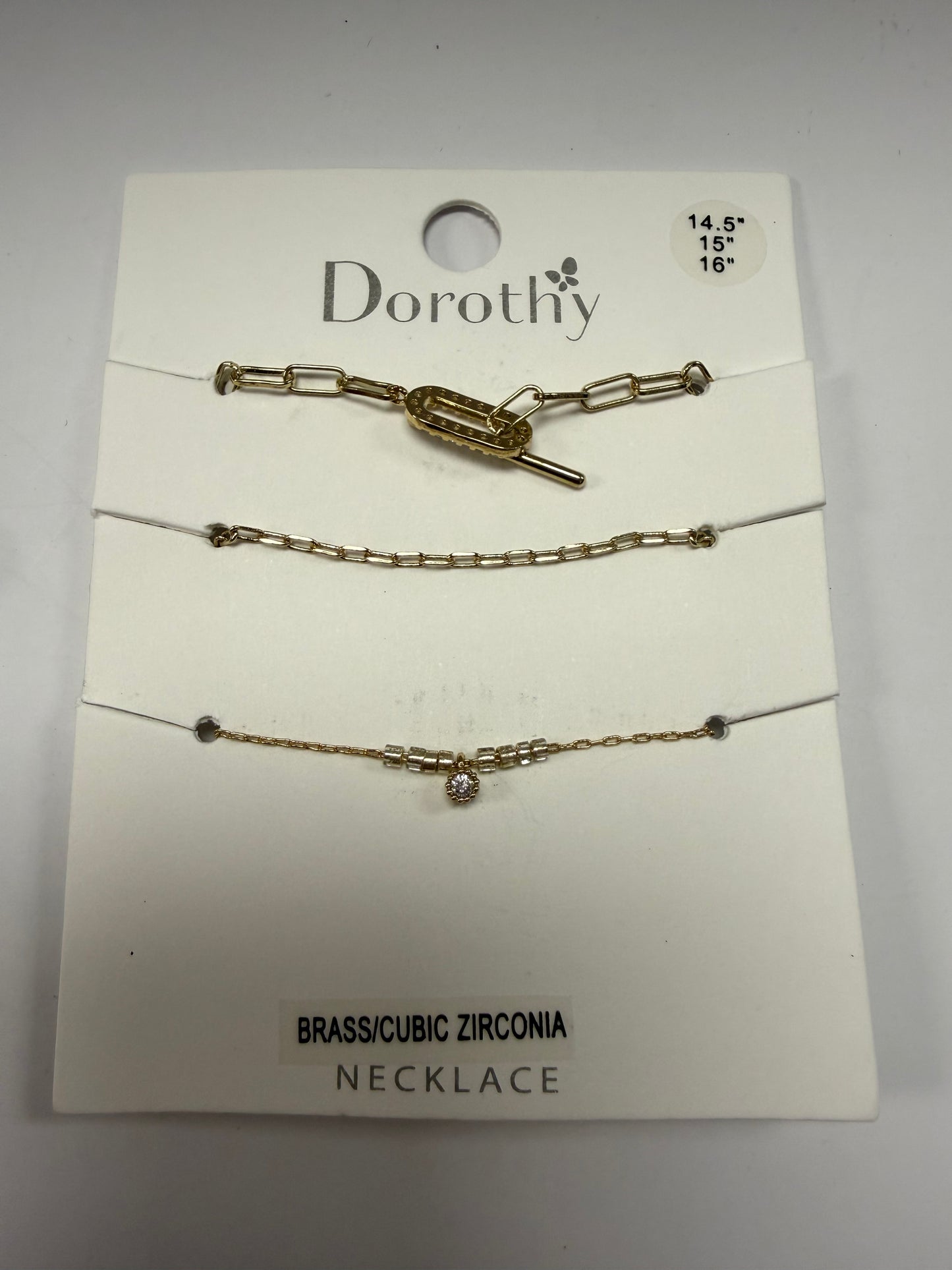 Golden Layered Trio Necklace Set
