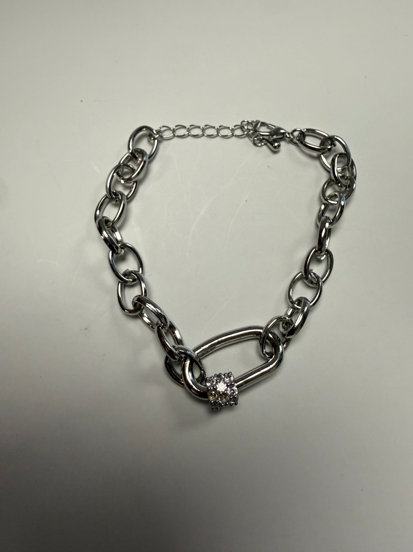 Silver Spark Link Bracelet