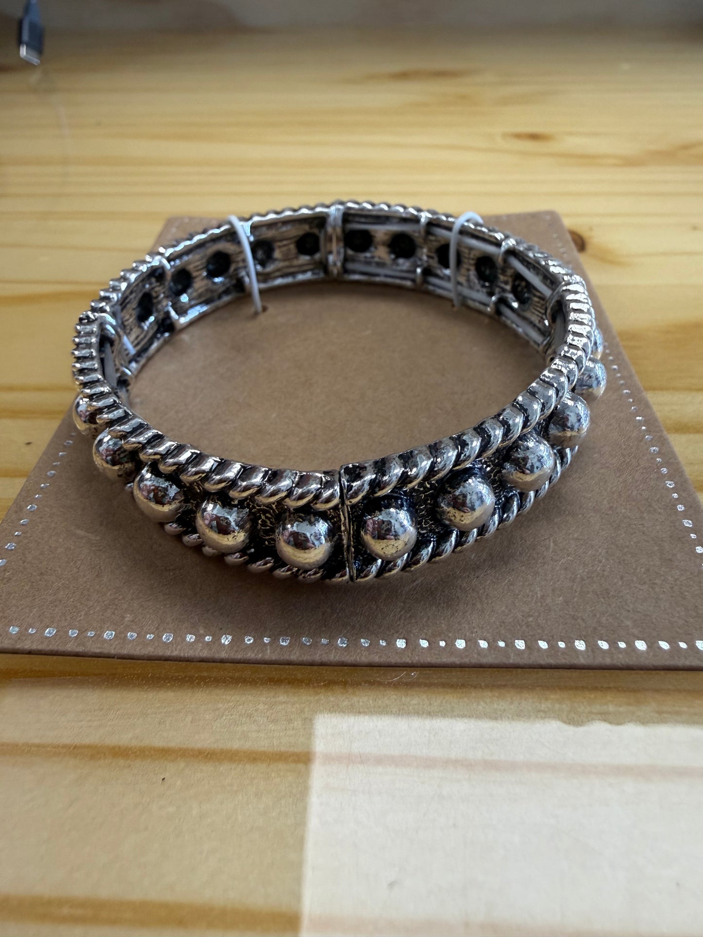 Silver Ridge Stretch Bracelet