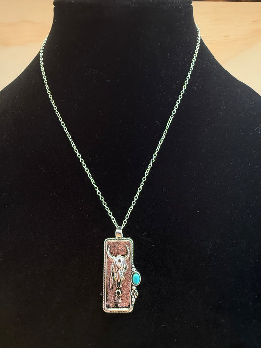 The Western Story Pendant Necklace