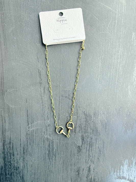 Western Bit Chain Necklace