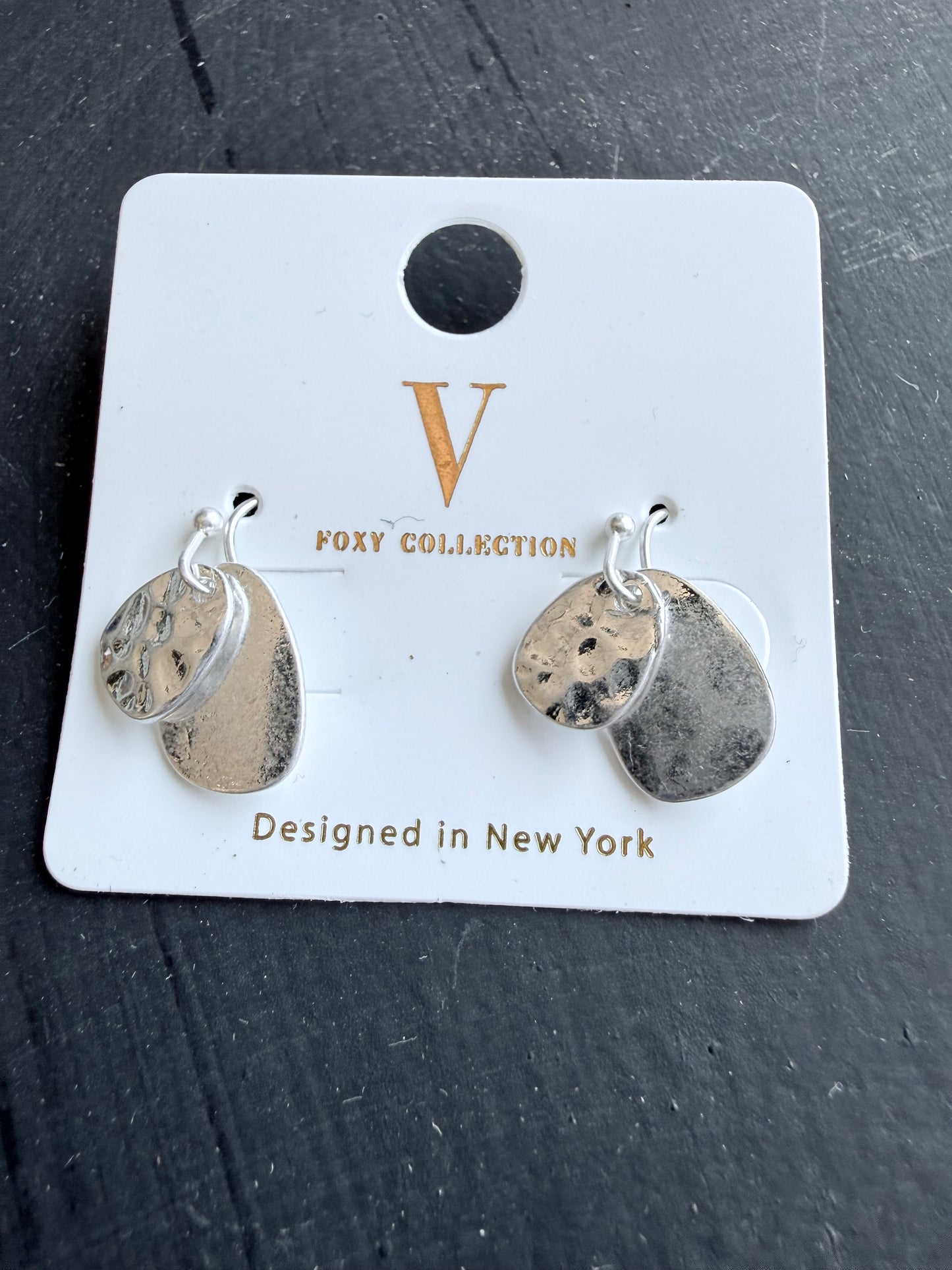 Silver Mesa Drop Earrings