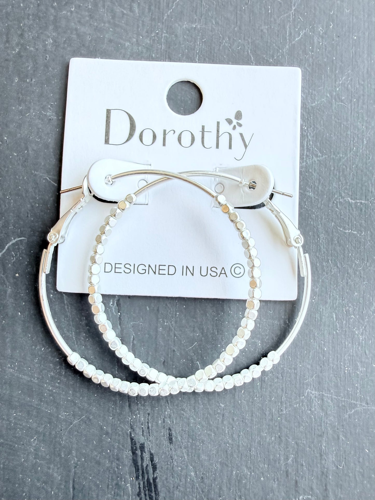 Beaded Luxe Hoop Earrings