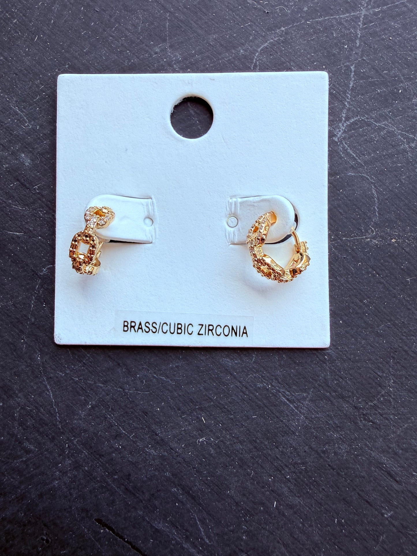 Linked Luxe Hoop Earrings