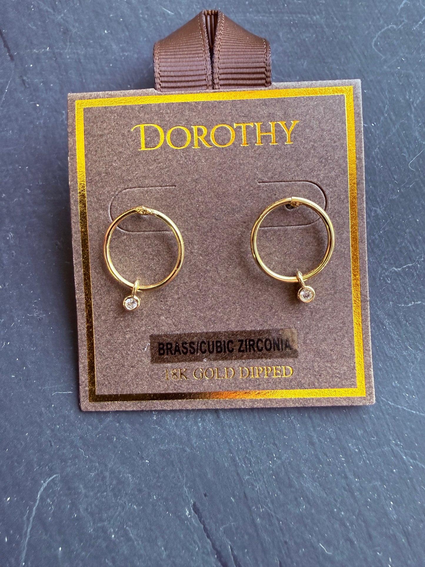 Luxe Drop Hoop Earrings