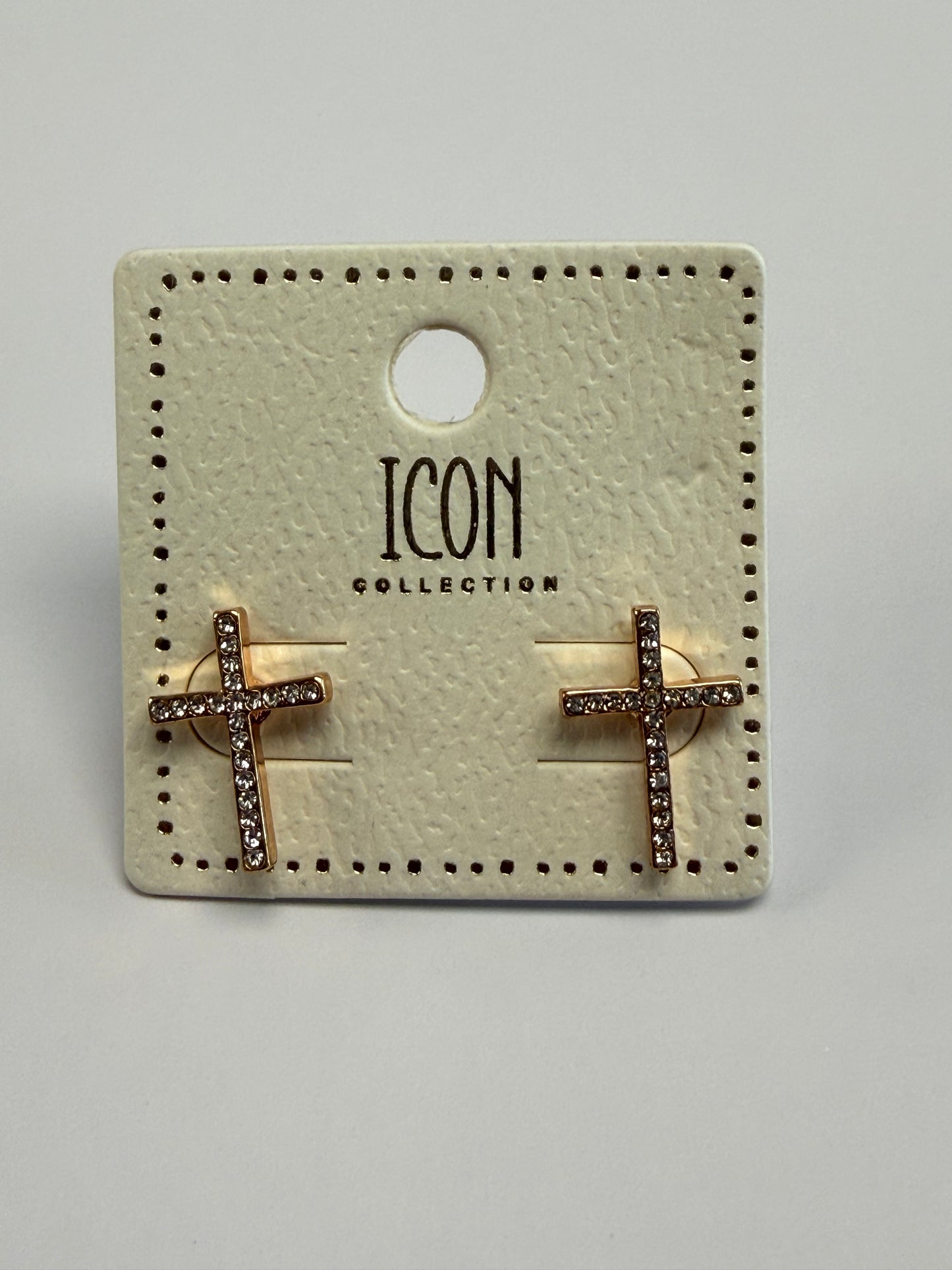 Faith & Spark Cross Earrings