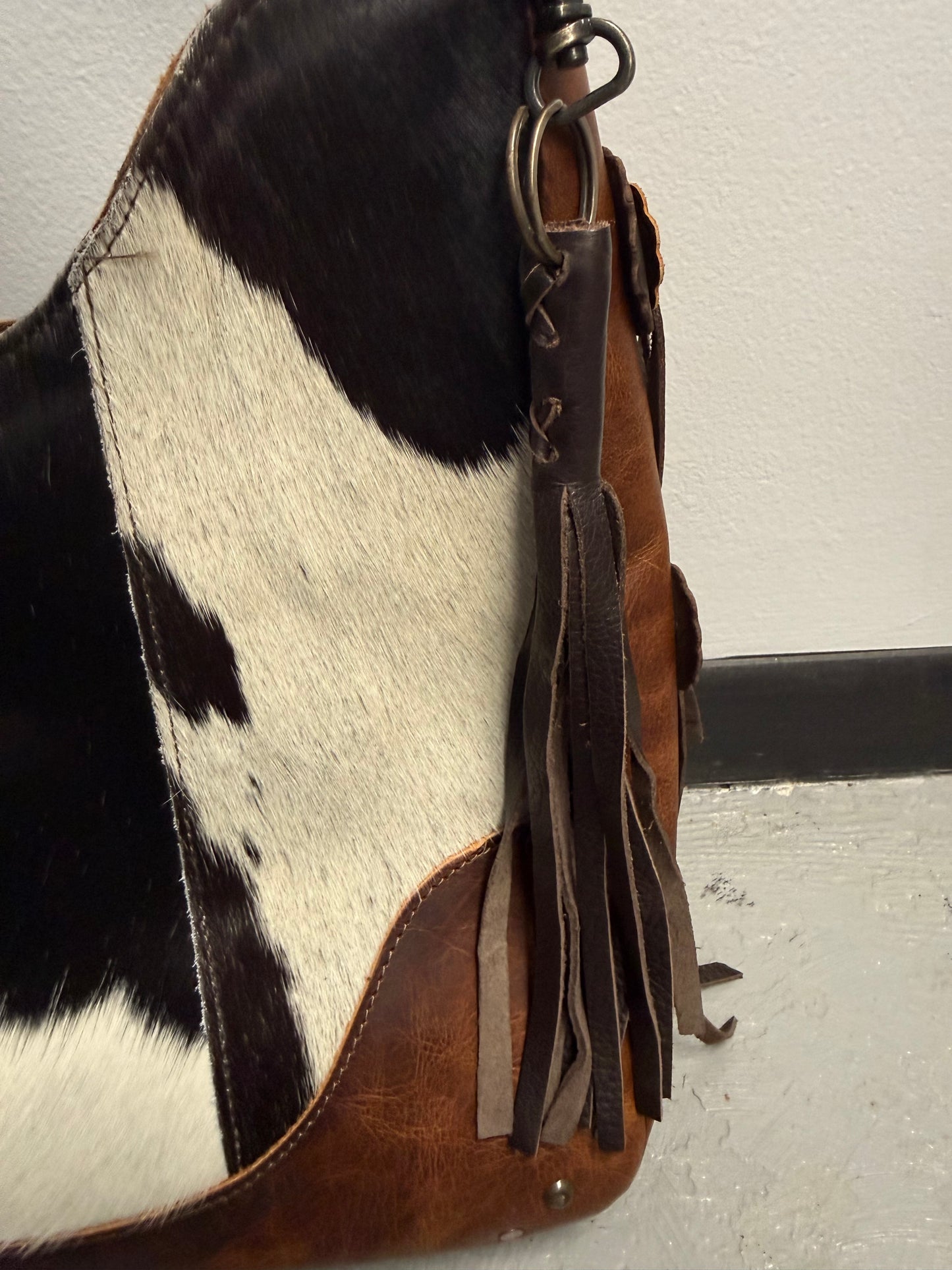 GUADALUPE COWHIDE HOBO BAG