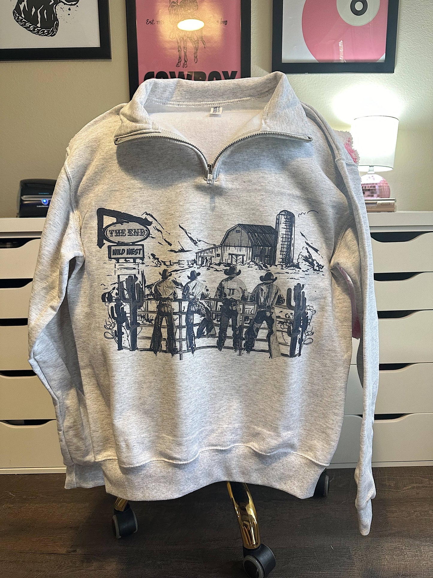 The Cowboy Scene Quarter Zip