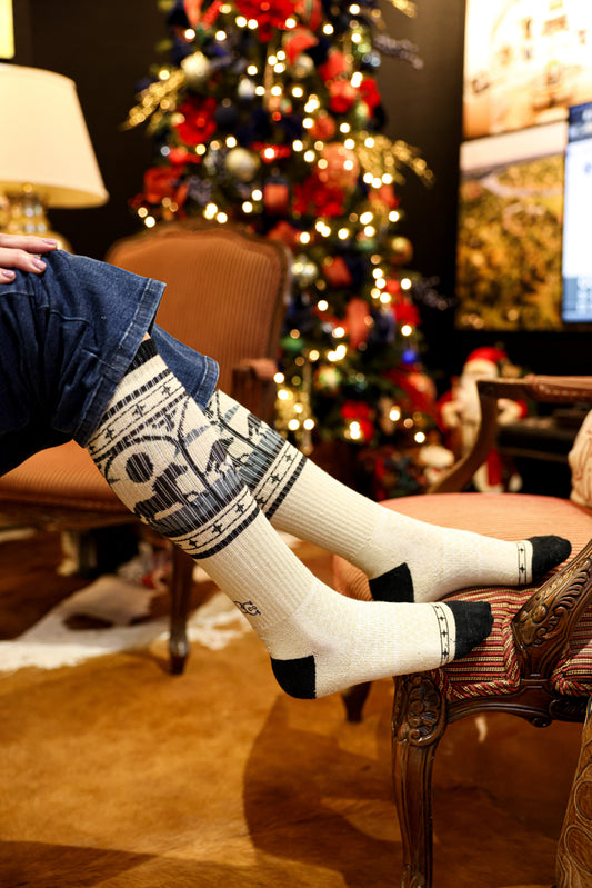 Bad Cowgirl Co. Midnight Stampede Performance Boot Socks