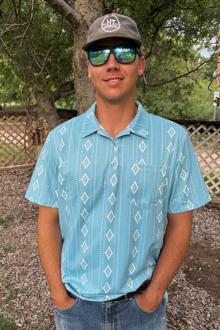 Dusty Blues Polo