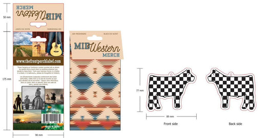 Checkerboard Show Steer Air Freshener