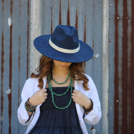 Genuine Natural Turquoise Triple Strand Necklace
