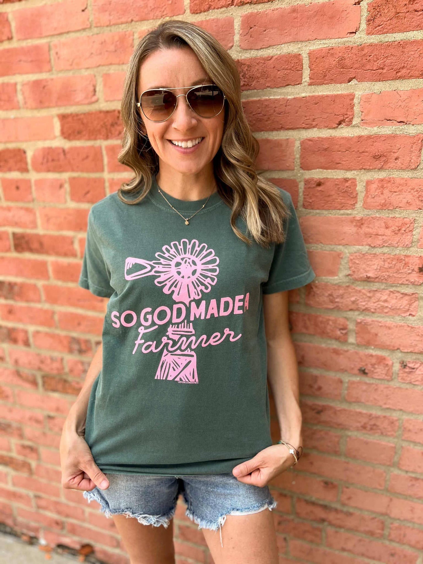 SO GOD MADE A FARMER -  Graphic Tee   