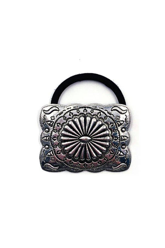 WESTERN CONCHO DESIGN HAIR TIE