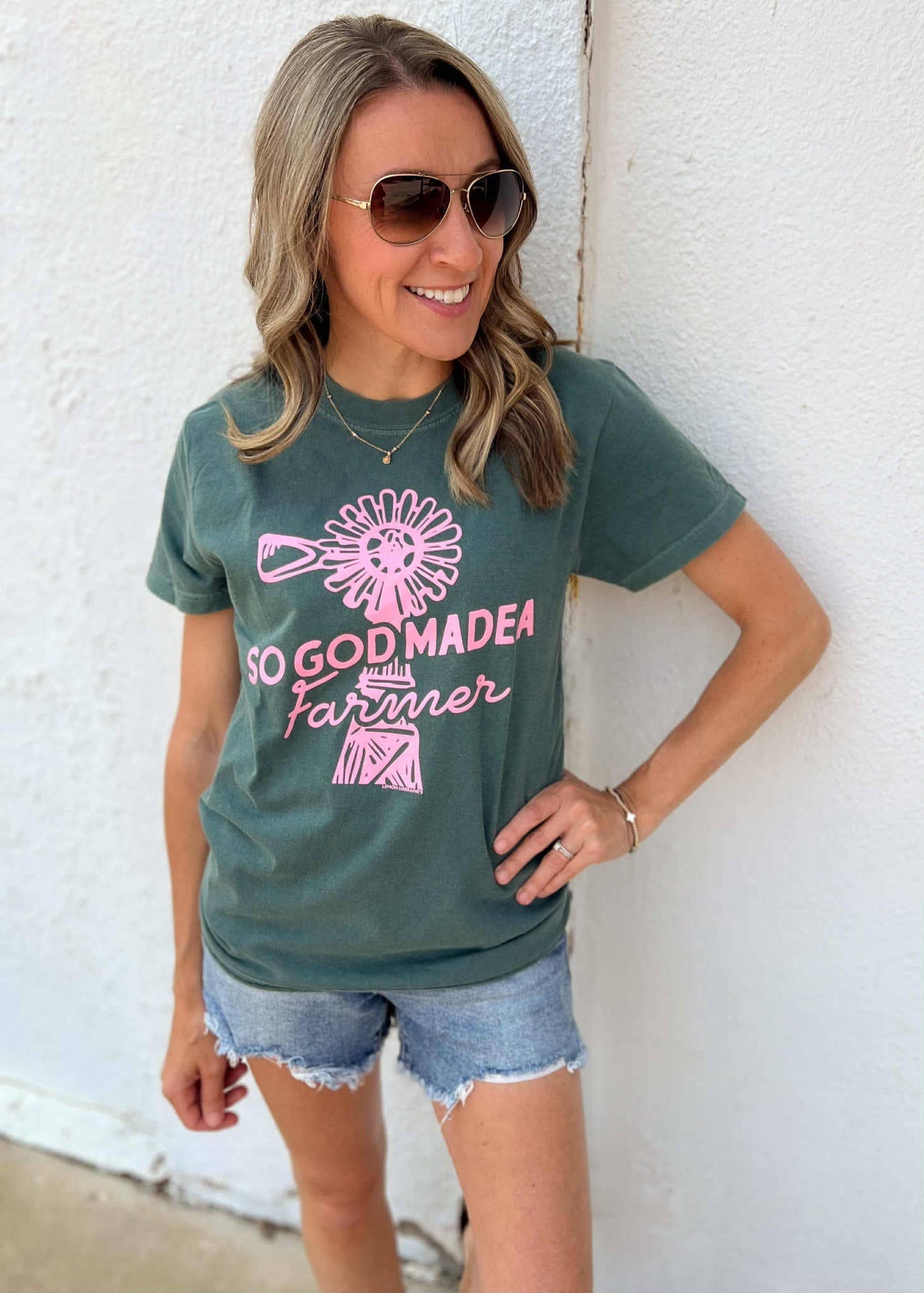 SO GOD MADE A FARMER -  Graphic Tee   