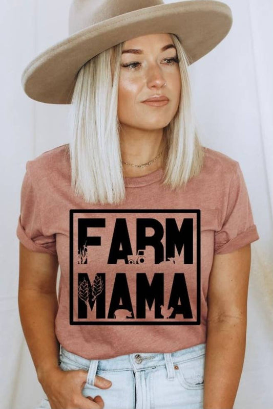 Farm Mama - White Short Sleeve Unisex Tee