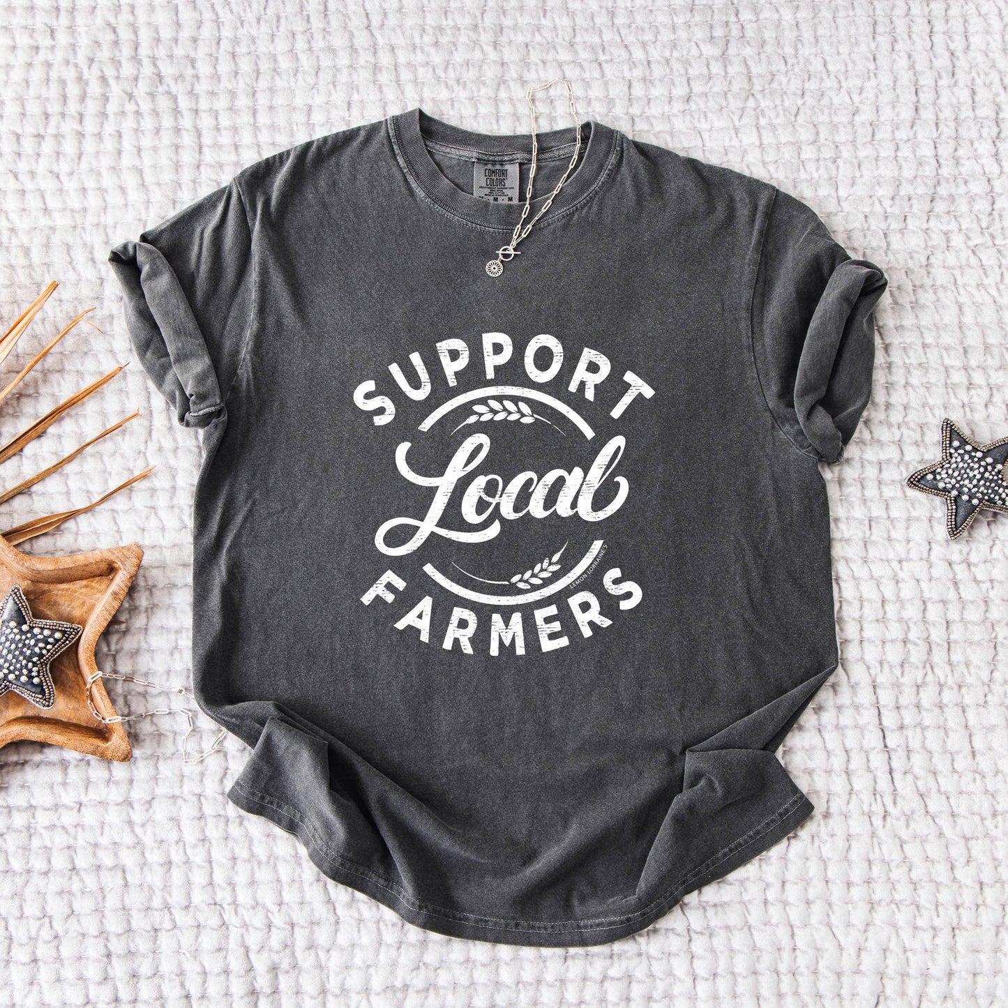 SUPPORT LOCAL FARMERS Graphic Tee   