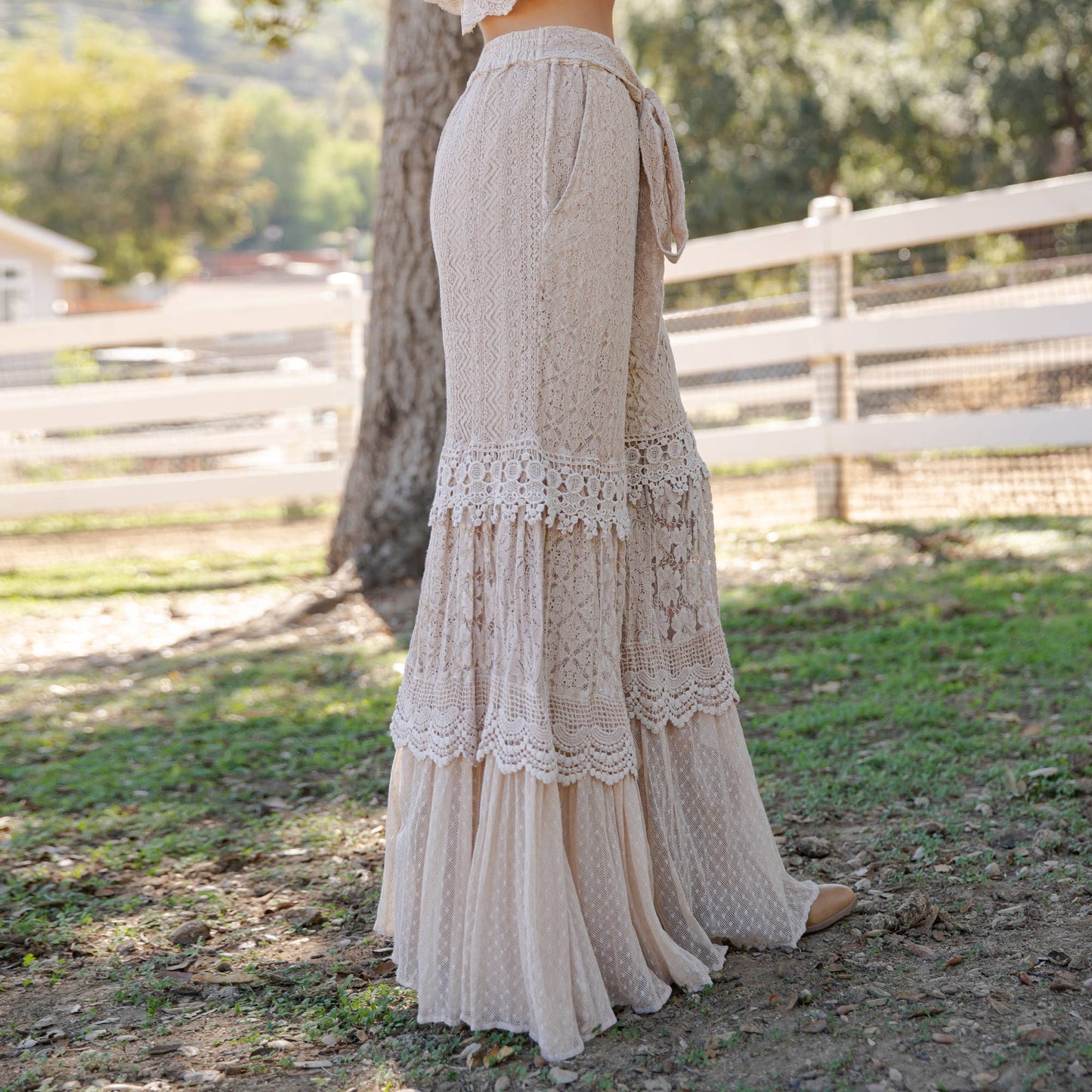 Desert Dream Cloud Pant Tiered Lace
