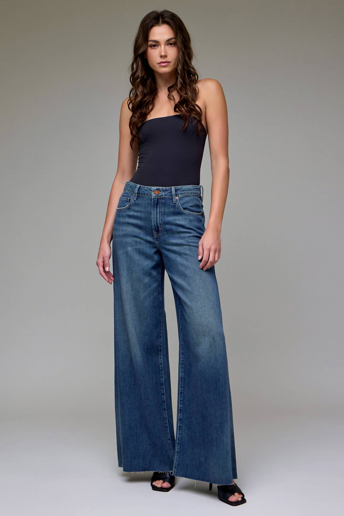 Medium Vintage Clean Super Soft High Rise Super Wide Leg