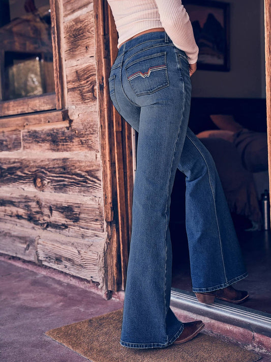 Western cowgirl Embroidered bootcut jeans