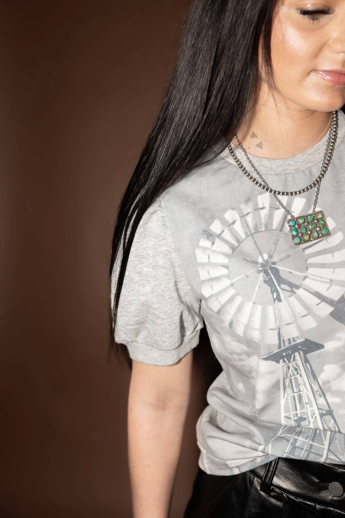 RANCH OASIS Puff Sleeve Tee