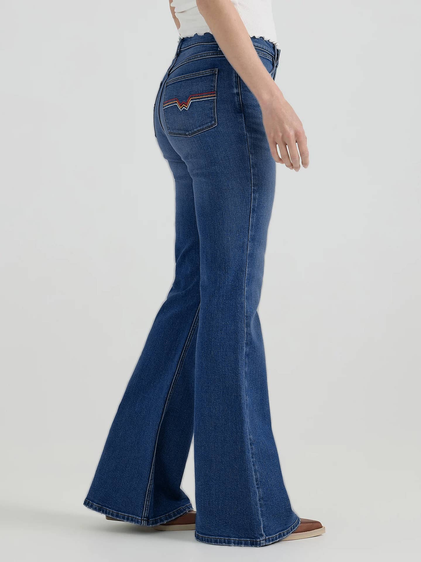 Western cowgirl Embroidered bootcut jeans