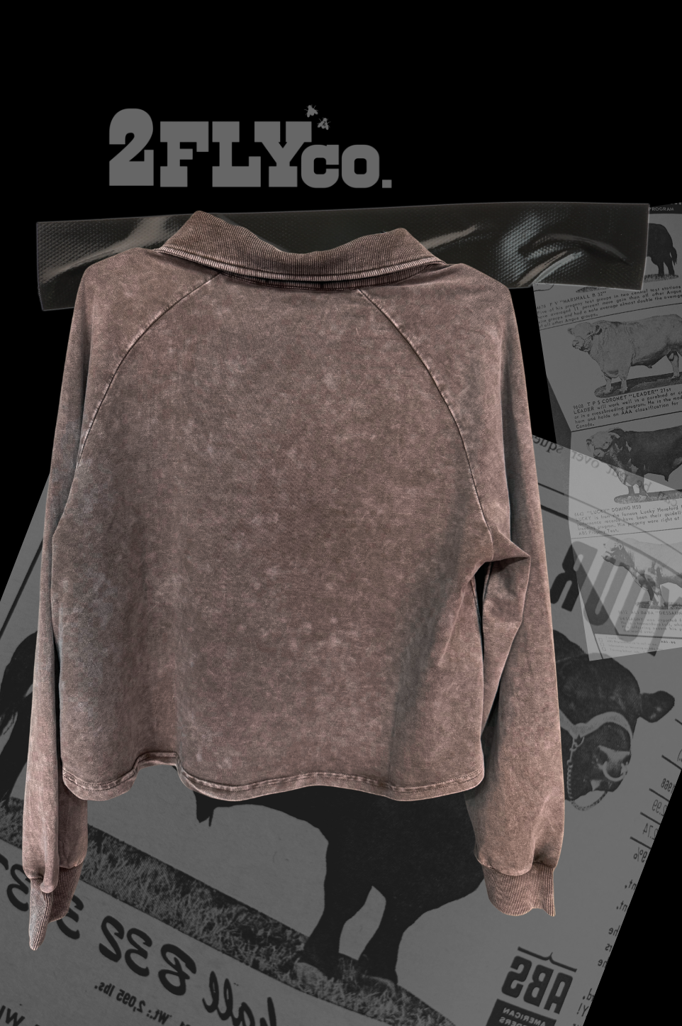 ROWEL 'EM UP PULLOVER *CHOC
