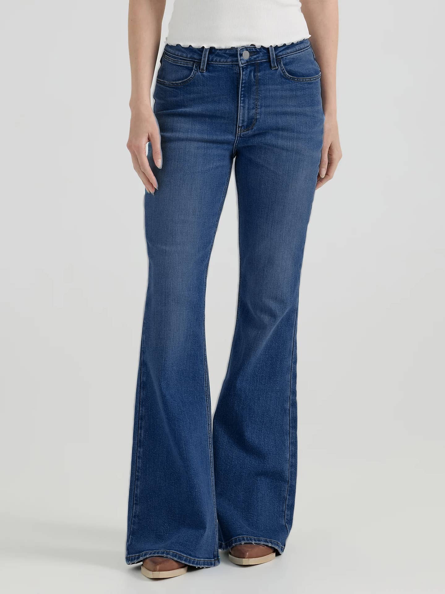 Western cowgirl Embroidered bootcut jeans