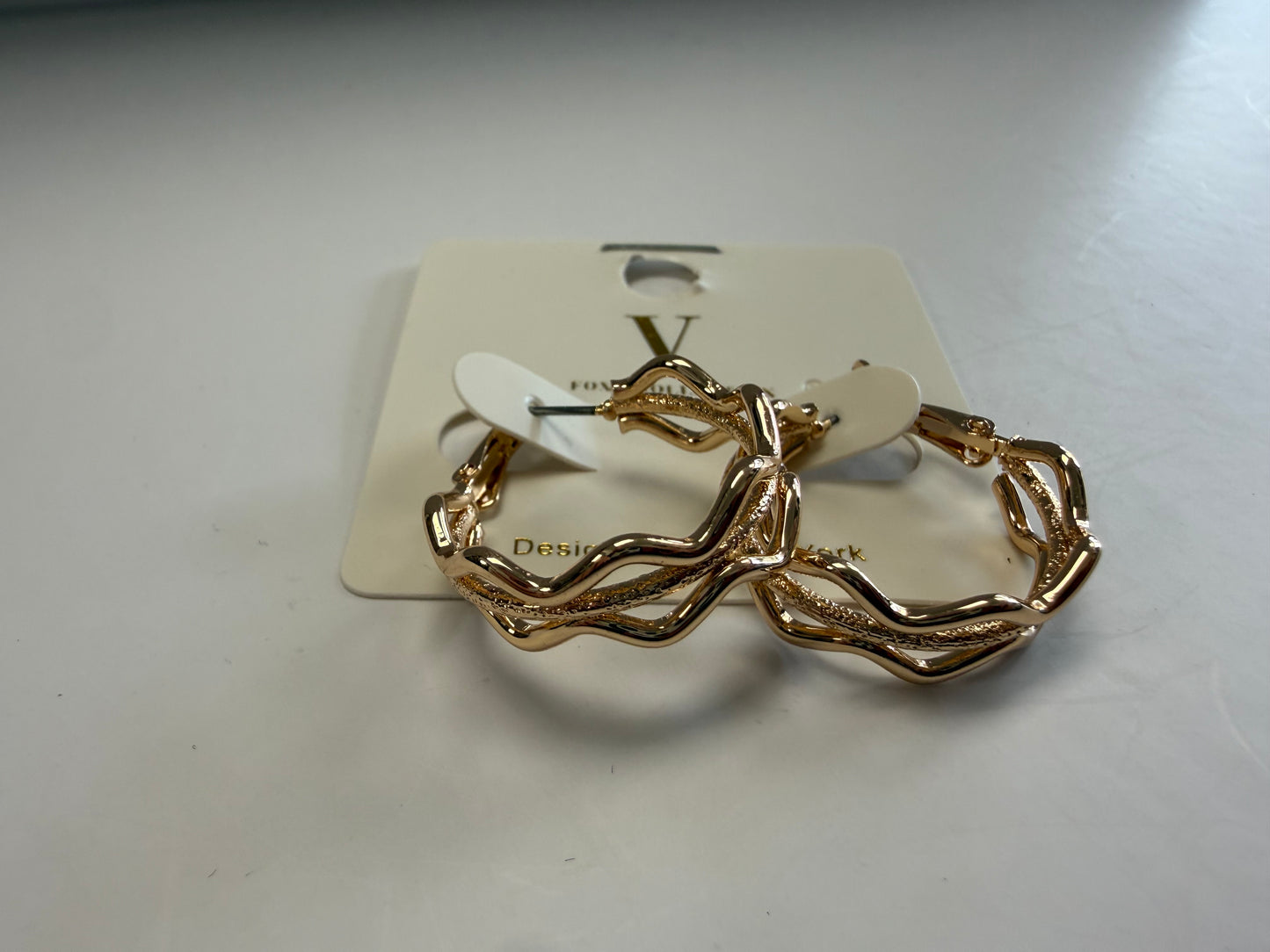 Golden Hour Twist Hoops