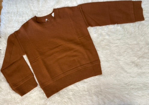 Western Cowboy flare sleeve knit sweater pullover