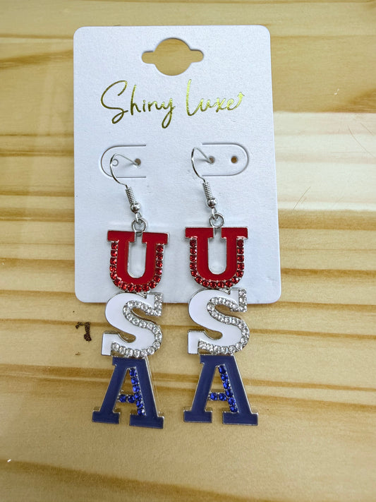 All-American Statement Earrings