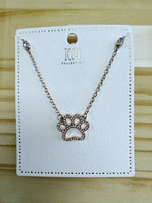 Wild Heart Paw Necklace