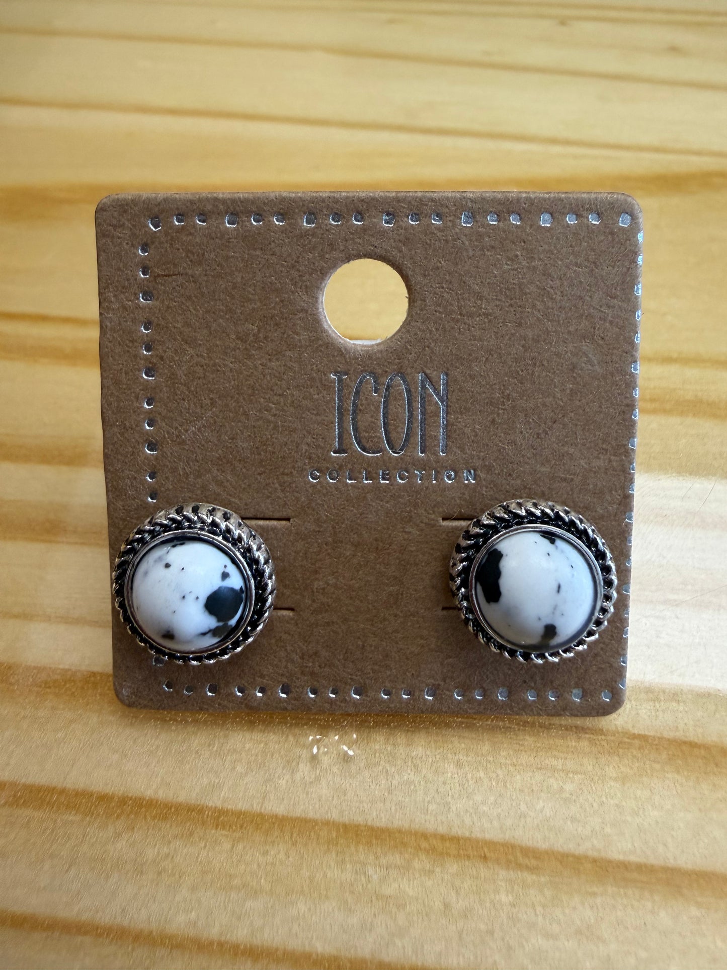 Wild Marble Studs