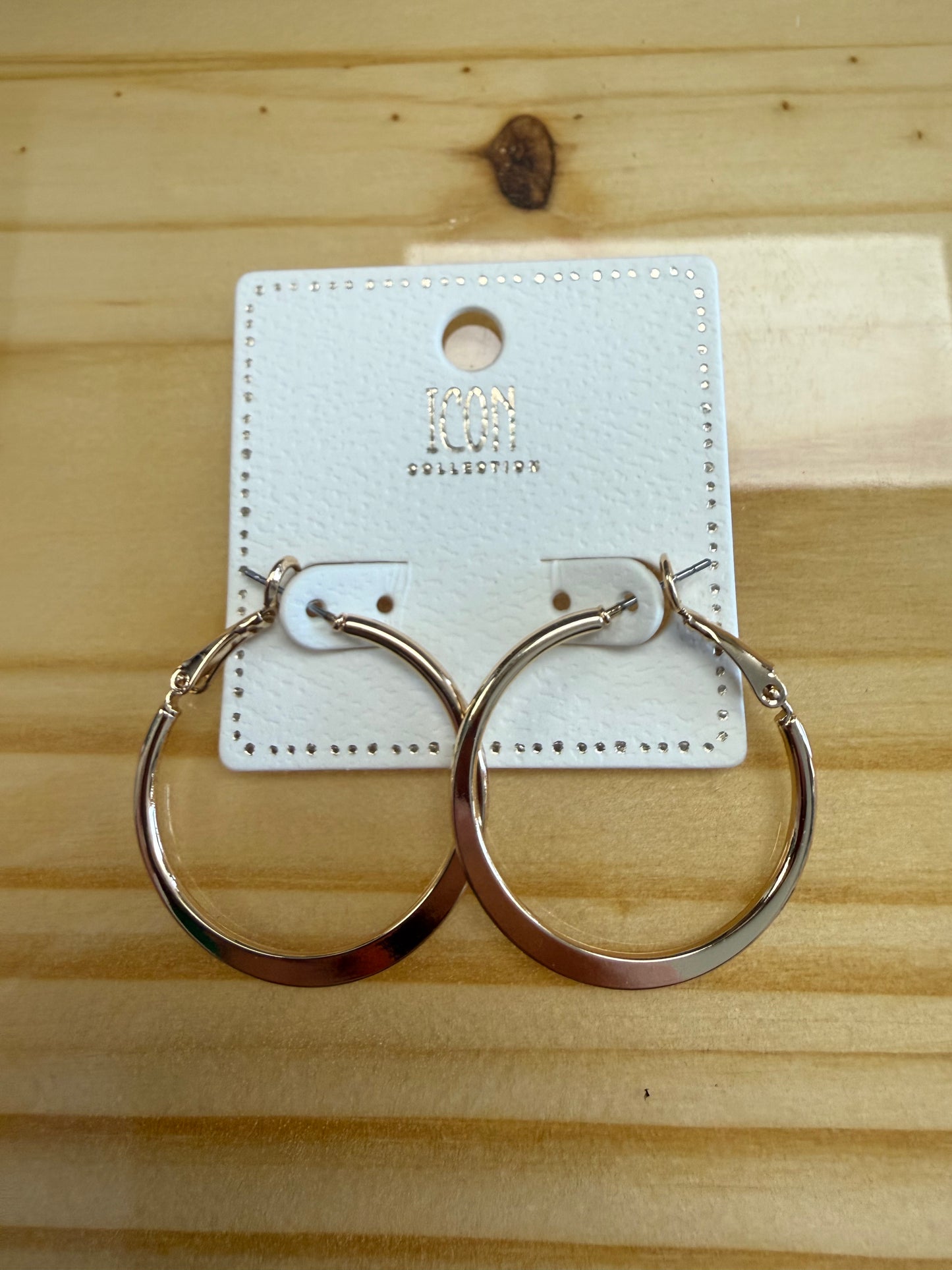 Classic Shine Hoop Earrings