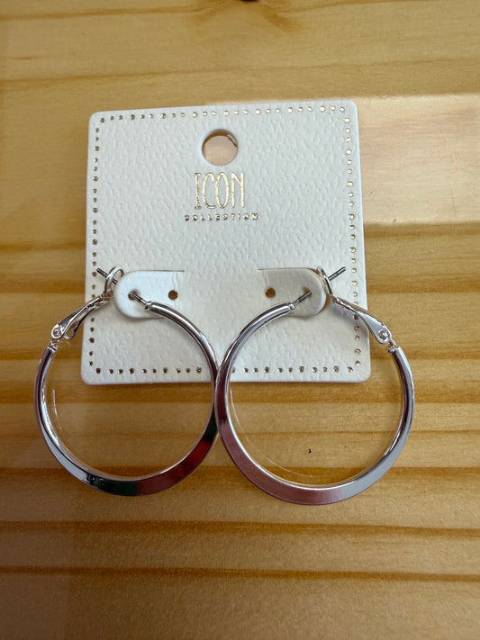 Classic Shine Hoop Earrings
