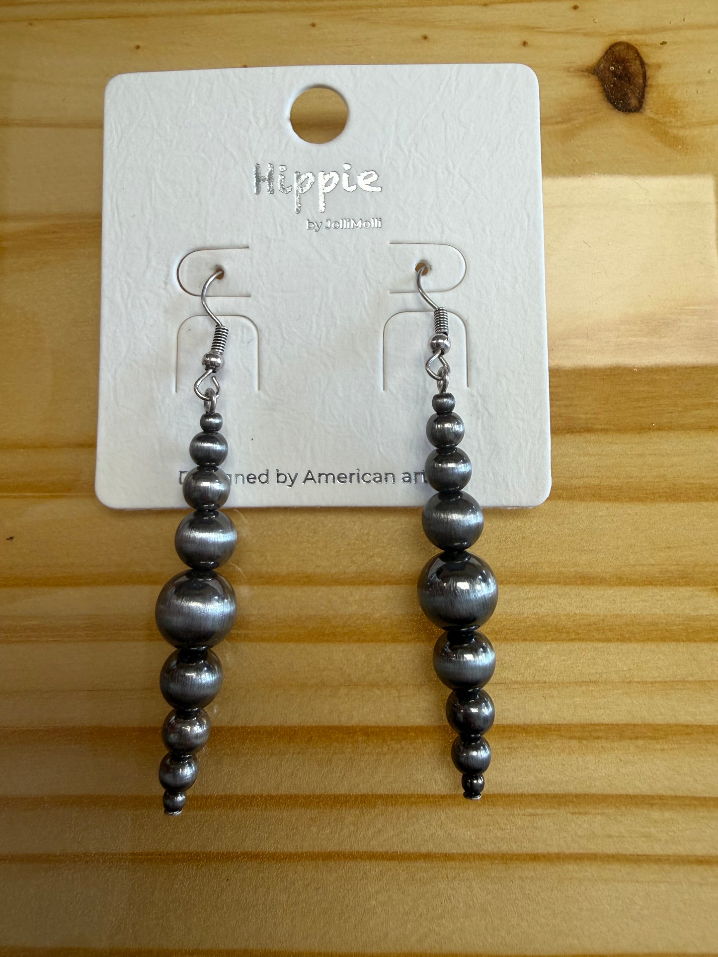 Dusty Trail Beaded Drop Earrings